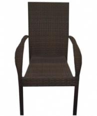 Ратанов стол с подлакътници