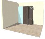 Антре с гардероб плъзгащи врати