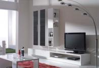 Секция в бяло и зебрано