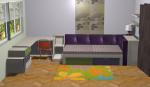 Мебелно обавеждане на детска стая по проект Ст. Загора